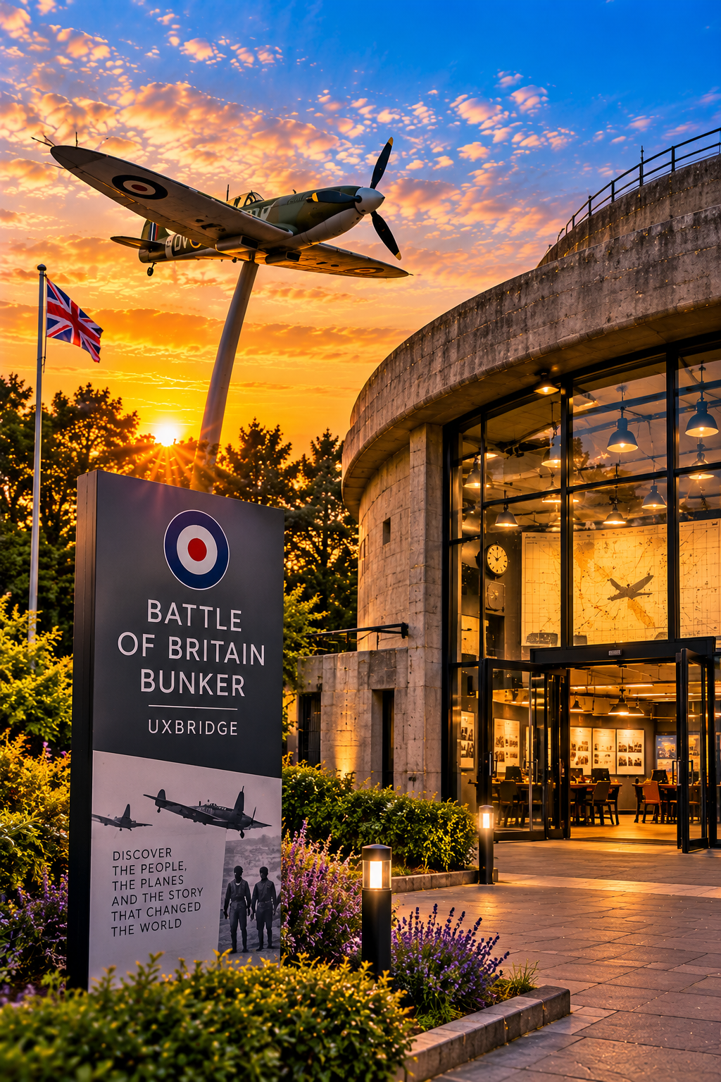 London Borough of Hillingdon with Heathrow, Uxbridge, local landmarks and businesses