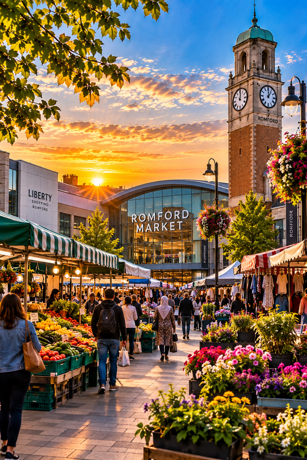 London Borough of Havering with local landmarks, town centres and businesses