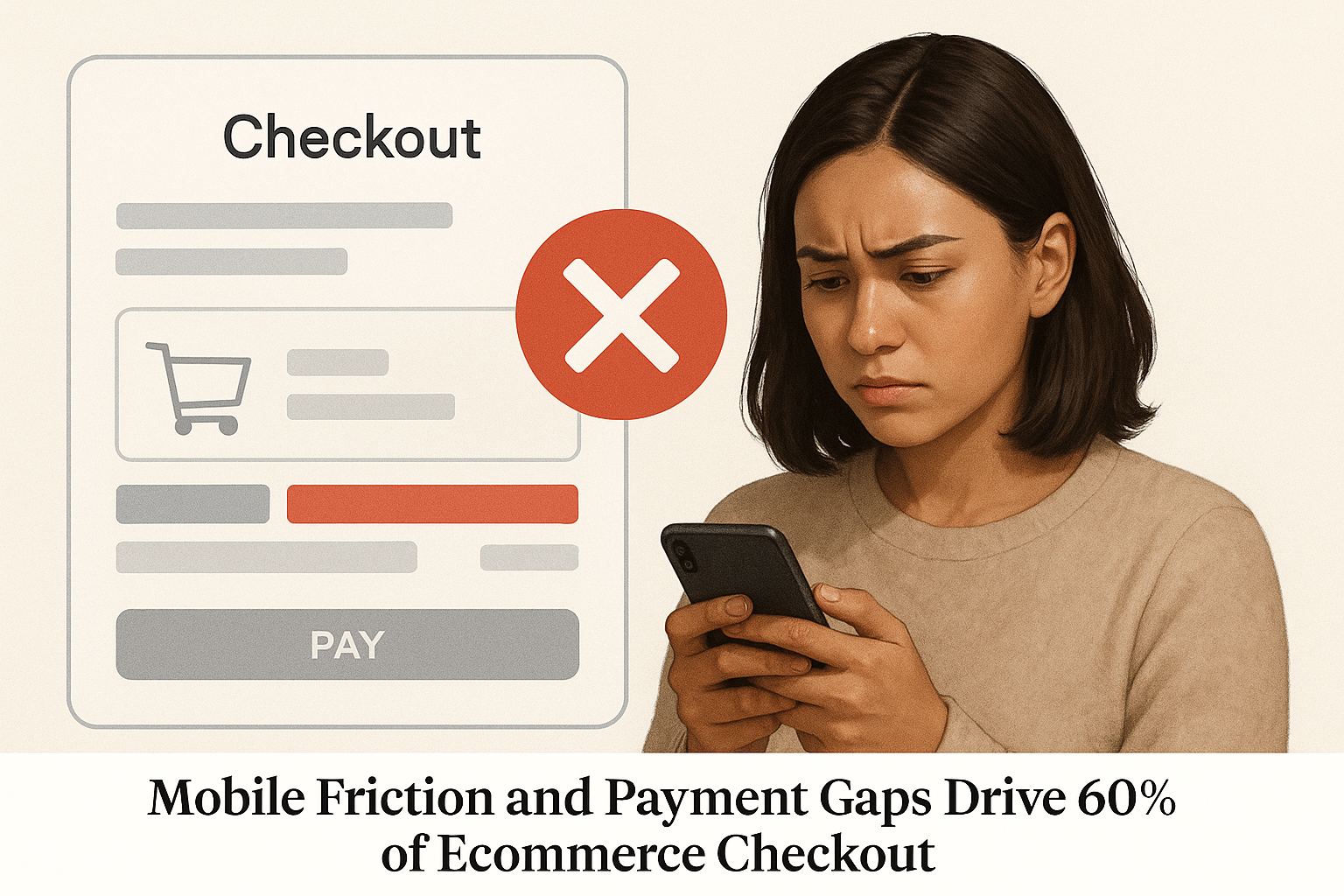 Featured image for Mobile Friction and Payment Gaps Drive 60% of Ecommerce Checkout